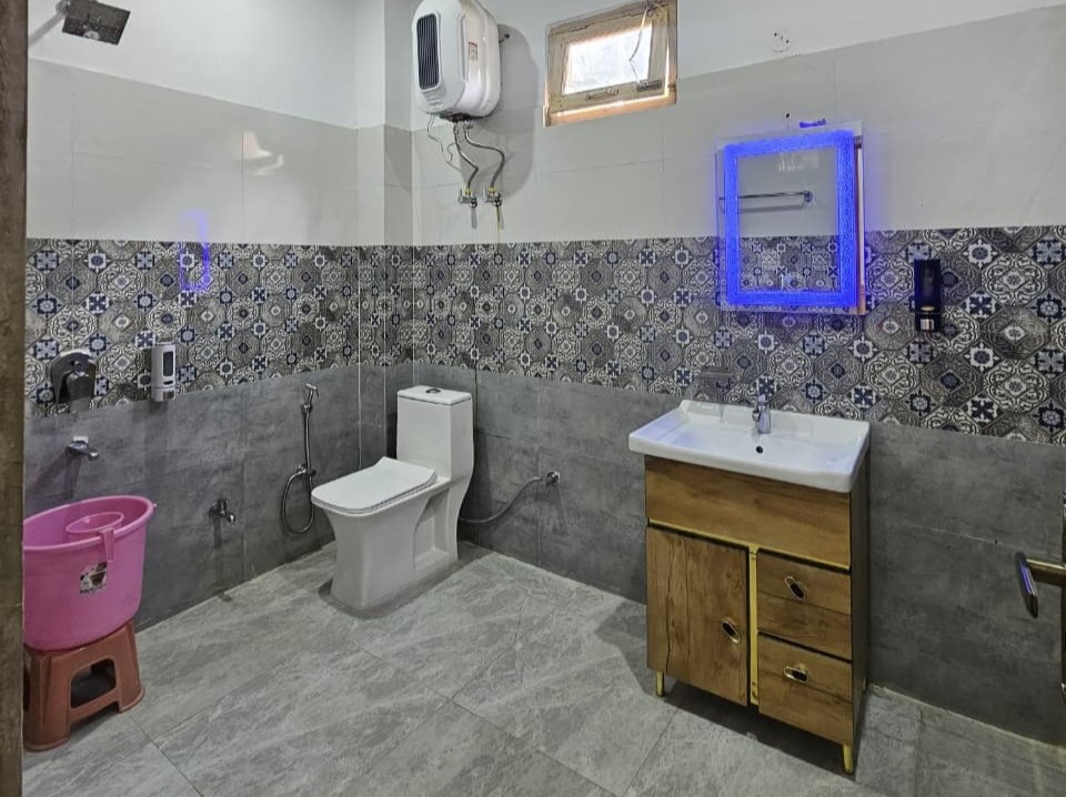 Attached washroom
